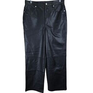 BLANKNYC The Baxter Ribcage Straight Leg Womens Faux Leather Pant 29‎ Biker Mob